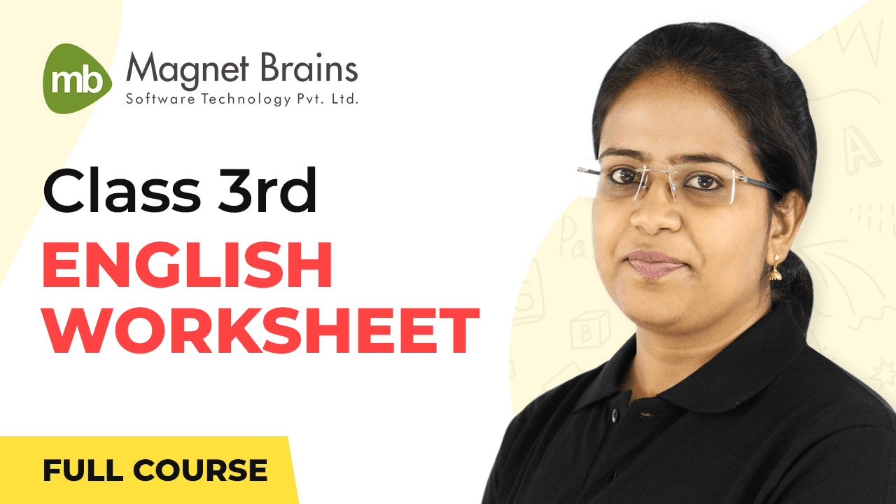 Class 3rd English Worksheet Video Tutorial Magnet Brains