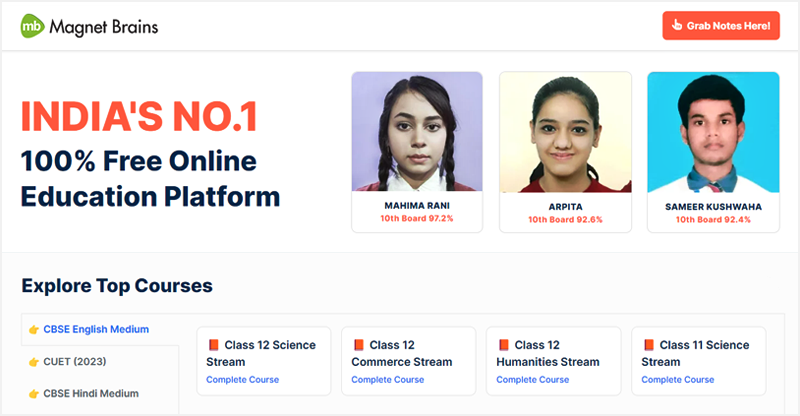 Taxpayer kaste støv i øjnene Rengør soveværelset Magnet Brains - India's Best 100% Free Online School Courses