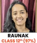 Class 12th Raunak 97%