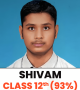 class 10th topper SHIVAM 93%